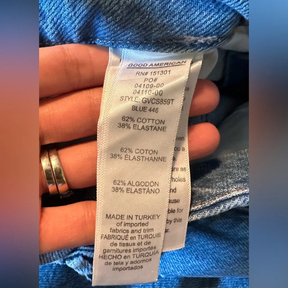 NWT Good American Good Vintage w/Clean Seams 00/24 - Picture 6 of 7